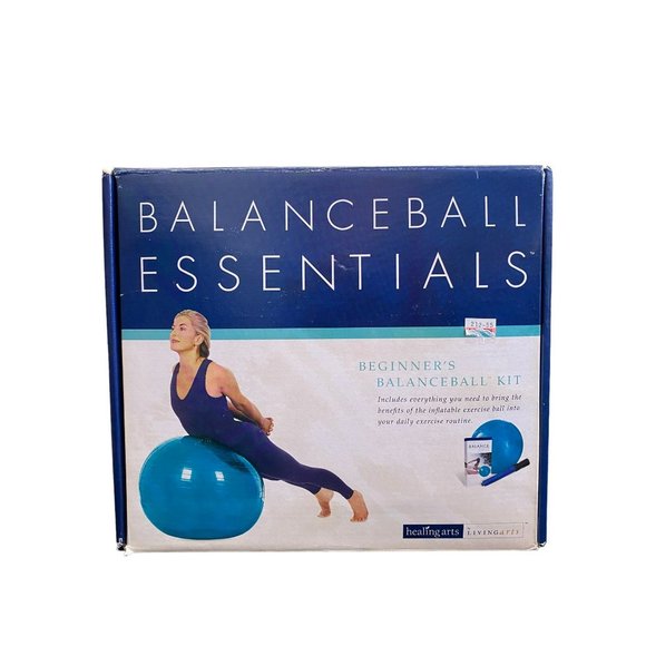 Other Balance Essentials Ball Exercise Ball 26 Exercise Ball Air Pump Workout Video Poshmark